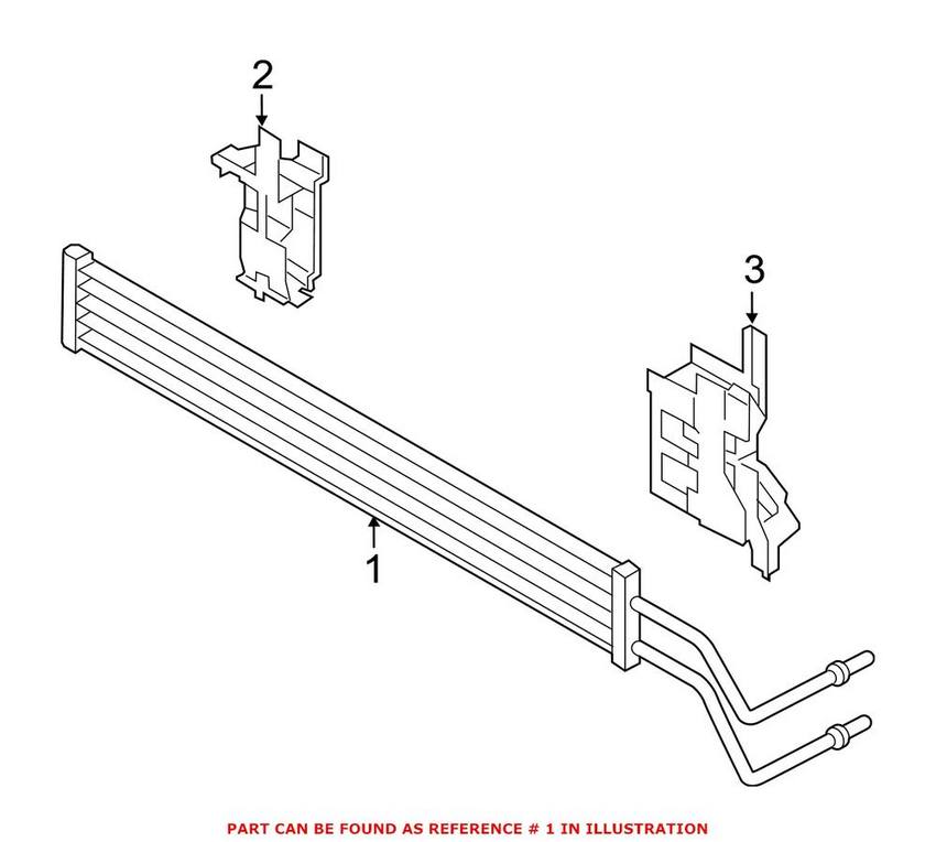 BMW Power Steering Cooler 17117576825